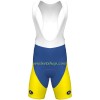 Fietskleding (Fietsshirt + Korte Koersbroek) 2022 Sport Vlaanderen-Baloise - Geel Blauw Wit